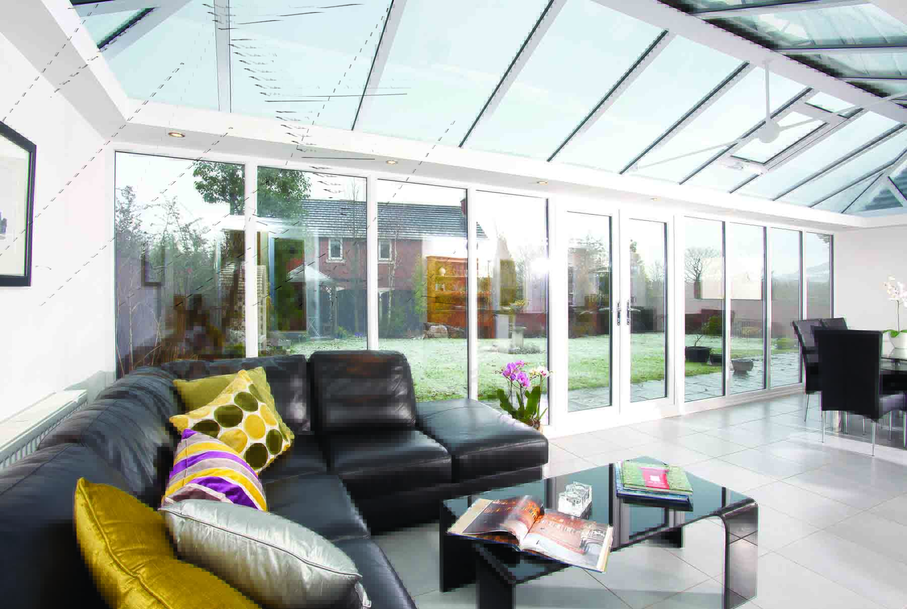 large glass orangery