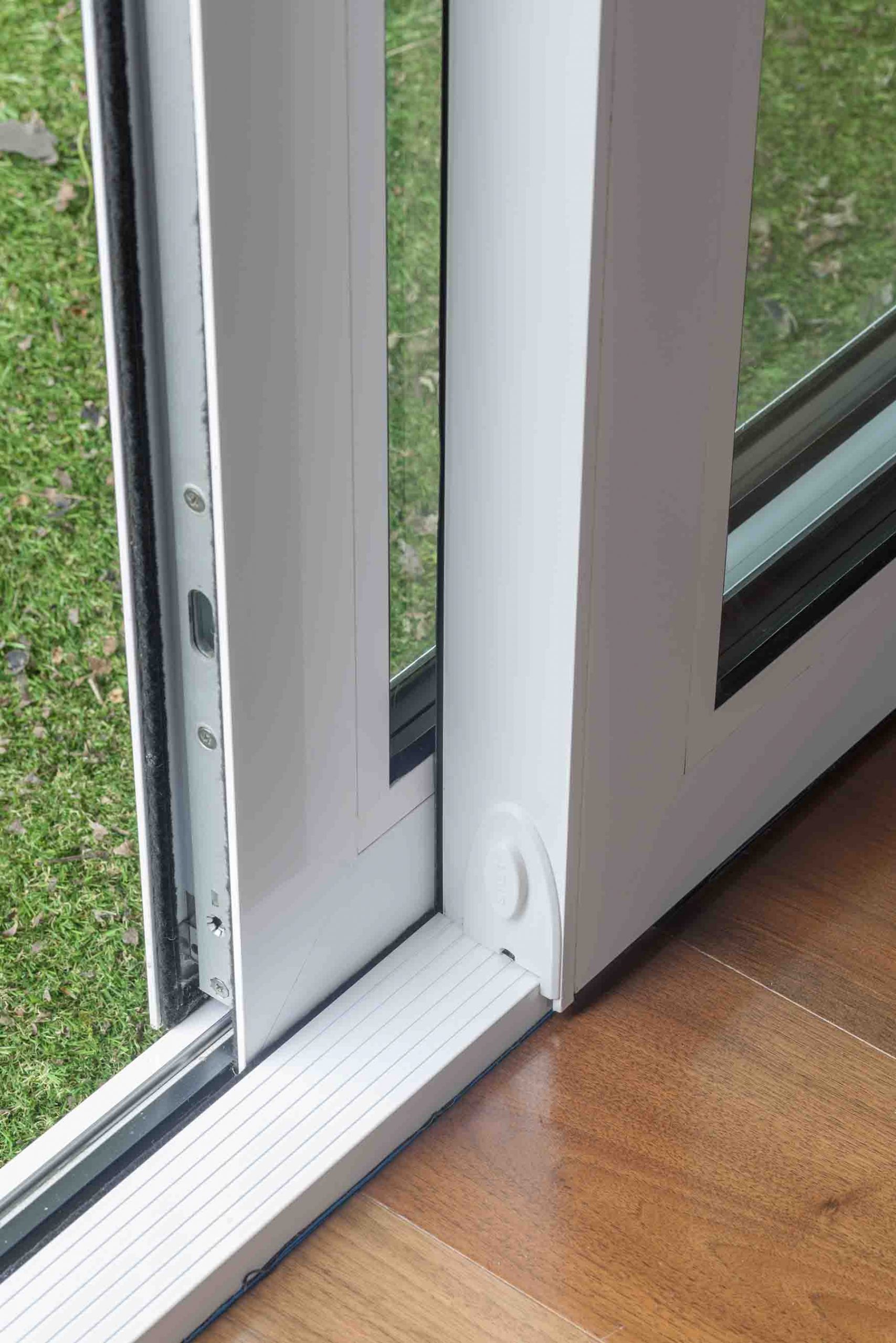 sliding door close up