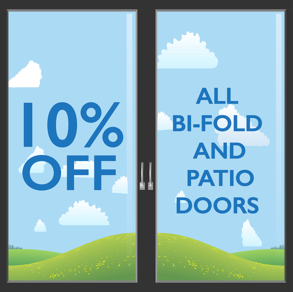 10% off all bi-fold and patio doors